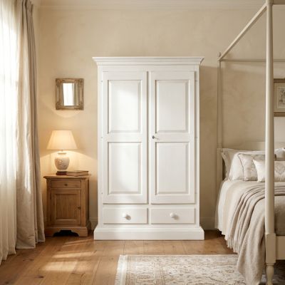 CHESTER - armadio 2 ante in legno massellox200