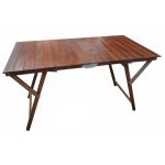 LUDICRUS - tavolo da giardino pieghevole salvaspazio in legno