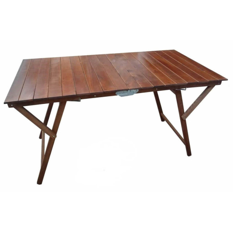 LUDICRUS - tavolo da giardino pieghevole salvaspazio in legno