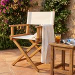 PHYLA - poltrona da giardino regista pieghevole in legno massiccio di acacia