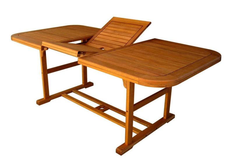 TURRIS - tavolo da giardino allungabile in legno massiccio di acacia 150/200