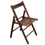 sedia da giardino pieghevole in legno salvaspazio