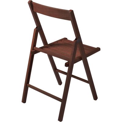 sedia da giardino pieghevole in legno salvaspazio