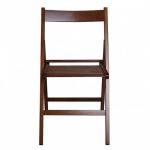 sedia da giardino pieghevole in legno salvaspazio