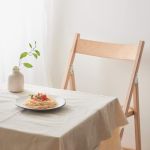 sedia da giardino pieghevole in legno salvaspazio