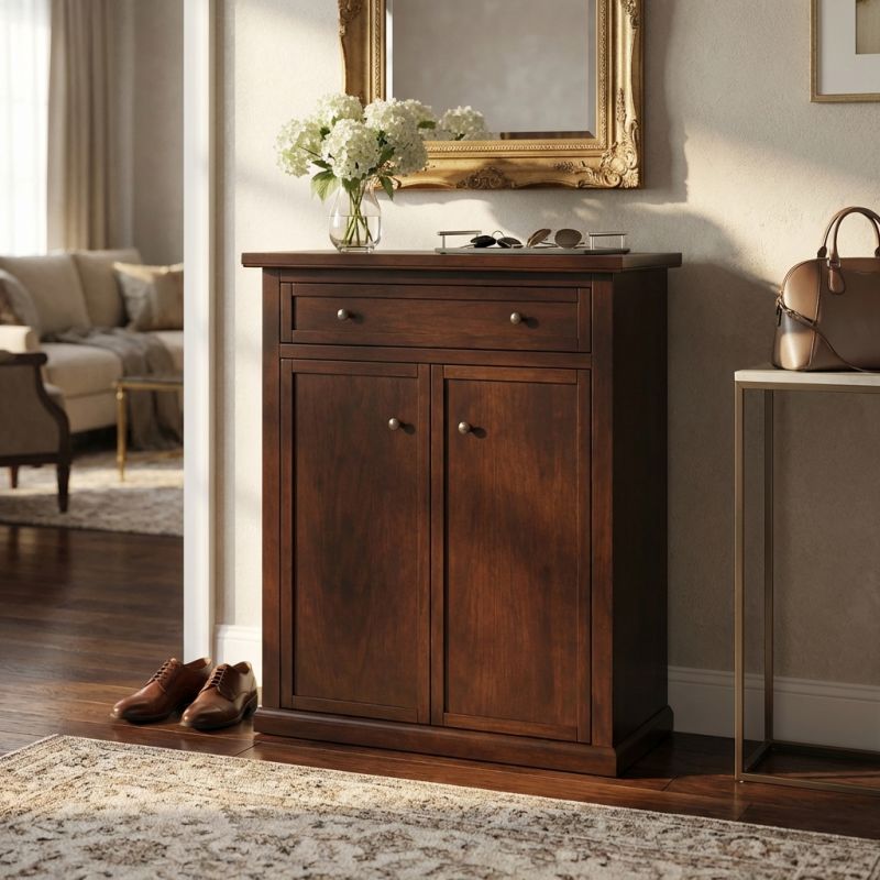 MELISSA - scarpiera in legno massello