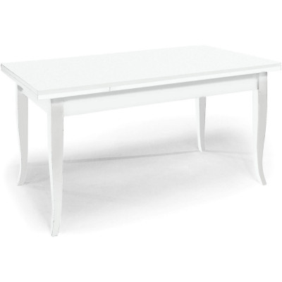 DONNY - tavolo da pranzo allungabile in legno massello cm 85 X 160/200/240
