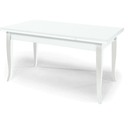 DONNY - tavolo da pranzo allungabile in legno massello cm 85 X 160/200/240