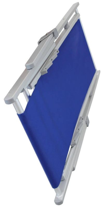 sdraio mare prendisole pieghevole in alluminio e textilene cm 98 x 67,5 x 106 h