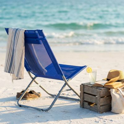 spiaggina mare prendisole pieghevole colore casuale cm 190 x 57 x 98 h