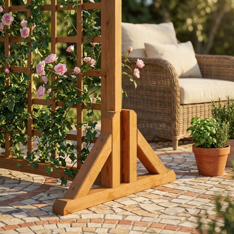 piedino doppio sostegno grigliax30