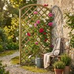 Griglia ad arco da giardino in legno di pino impregnato in autoclave 90 x 180 cm