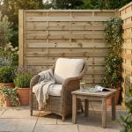 Frangivento da giardino in legno di pino impregnato in autoclave 90 x 180 cm