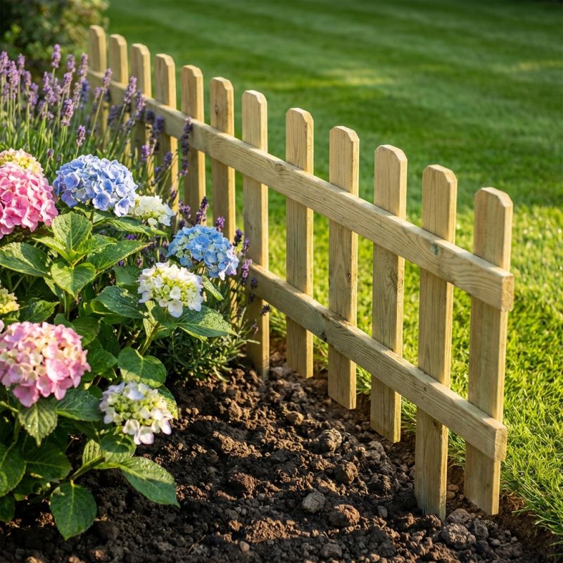Recinto inglese da giardino in legno di pino impregnato in autoclave 110 cm