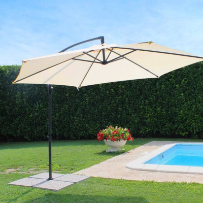 DELPHINUS - ombrellone da giardino decentrato