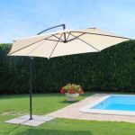 DELPHINUS - ombrellone da giardino decentrato