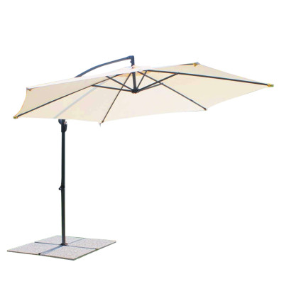 DELPHINUS - ombrellone da giardino decentrato