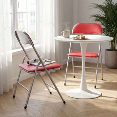 LUCIE - sedia pieghevole salvaspazio opaca