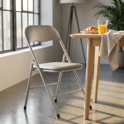 LUCIE - sedia pieghevole salvaspazio opaca