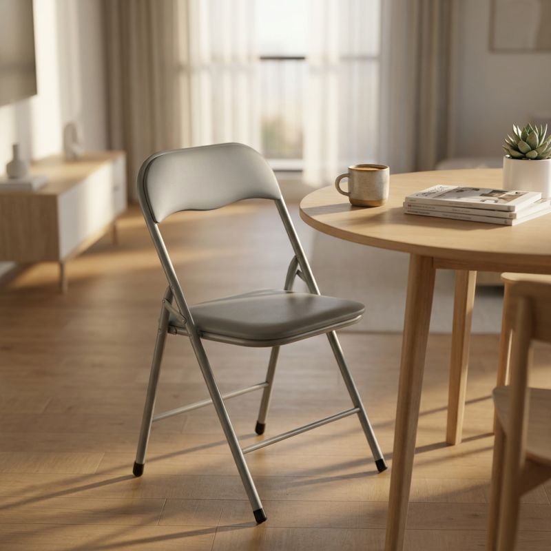 LUCIE - sedia pieghevole salvaspazio opaca