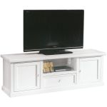 CLAYTON - mobile porta tv in legno massello cm 45 x 160 x 56 h