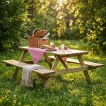 tavolo da pic nic in legno di pino impregnato in autoclave