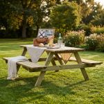 tavolo da pic nic in legno di pino impregnato in autoclave