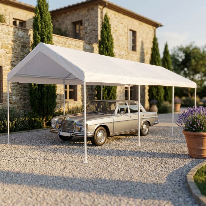 ATHESIS - gazebo per auto in acciaio