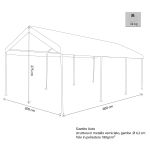 ATHESIS - gazebo per auto in acciaio