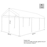 ATHESIS - gazebo per auto in acciaio