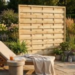 Frangivento da giardino in legno di pino impregnato in autoclave 180 x 180 cm