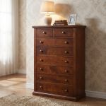 KELLEY - cassettiera in legno massello cm 87 x 45 x 127 h