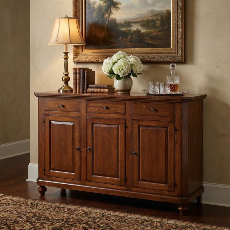 CHRISTOPHER - credenza in legno cm 150 x 43 x 98 h