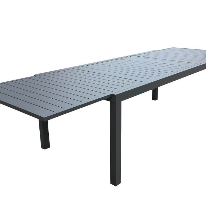 DEXTER - tavolo da giardino allungabile in alluminio da 160 x 90 cm