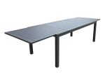DEXTER - tavolo da giardino allungabile in alluminio da 160 x 90 cm