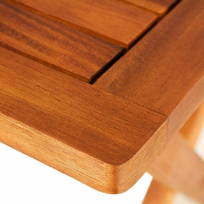 SOLEA - tavolino da giardino pieghevole in legno massiccio di acacia
