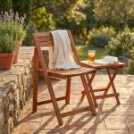 BEER - sedia da giardino pieghevole in legno