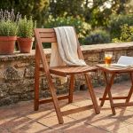 BEER - sedia da giardino pieghevole in legno