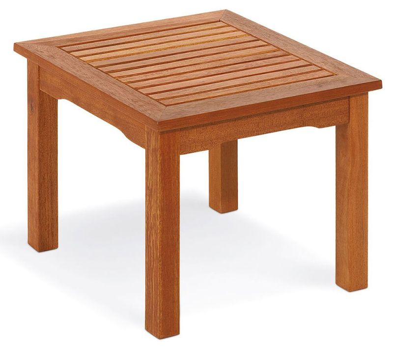 RIACO - tavolino quadrato da giardino in legno massiccio di acacia