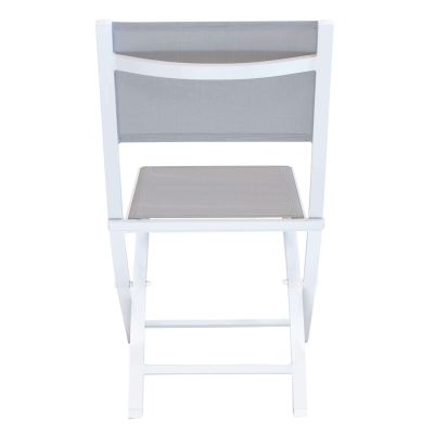 GAJA - sedia da giardino in alluminio e textilene pieghevole salvaspazio