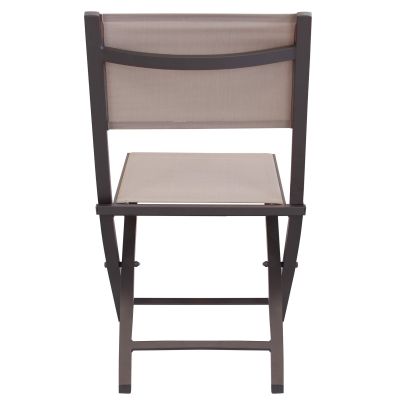 GAJA - sedia da giardino in alluminio e textilene pieghevole salvaspazio