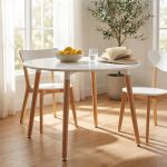 THOMAS - tavolo da pranzo scandinavo rotondo