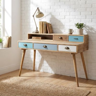 AJ - Scrivania in mdf multicolor