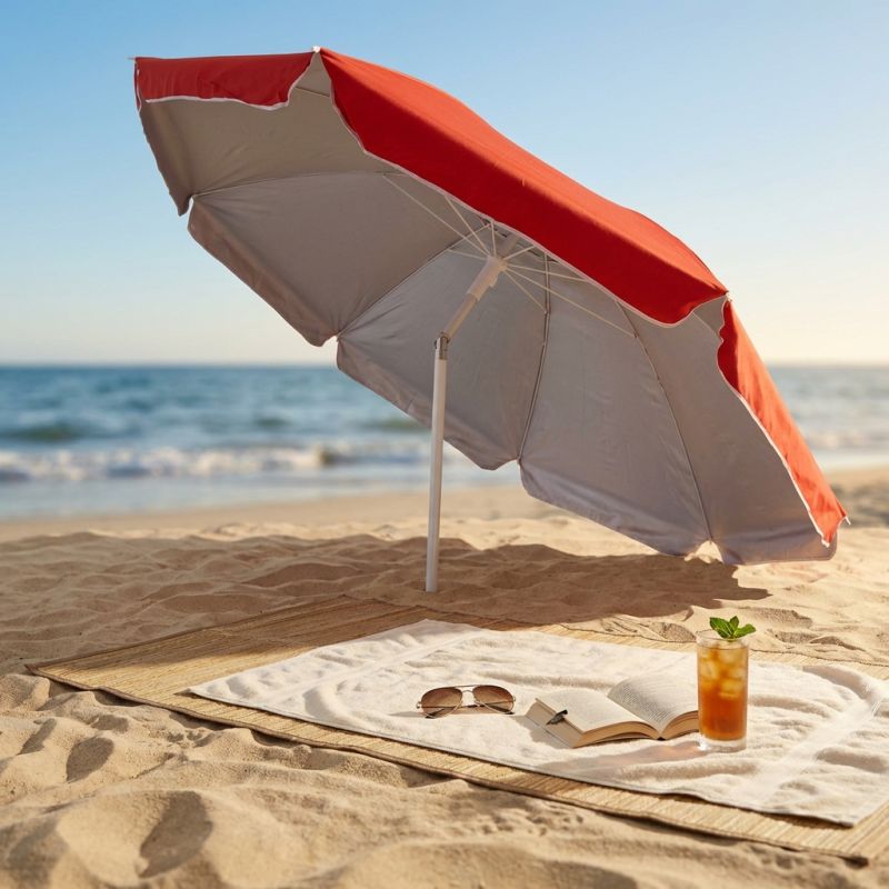 ombrellone spiaggia nylon protezione uv 200/32 colore casuale