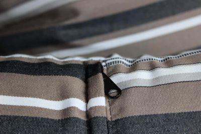 MARS - divano da giardino circolare completo di cuscino intreccio in rattan sintetico