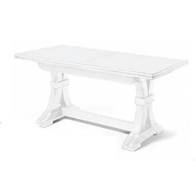 DUSTIN - tavolo da pranzo allungabile in legno massello cm 160/340 X 85