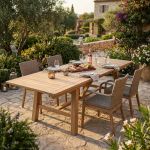 ORATOR - tavolo da giardino allungabile in teak