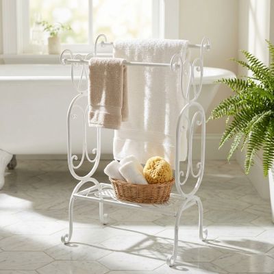 Portasciugamani in acciaio cm 49 x 32 x 79,5 h