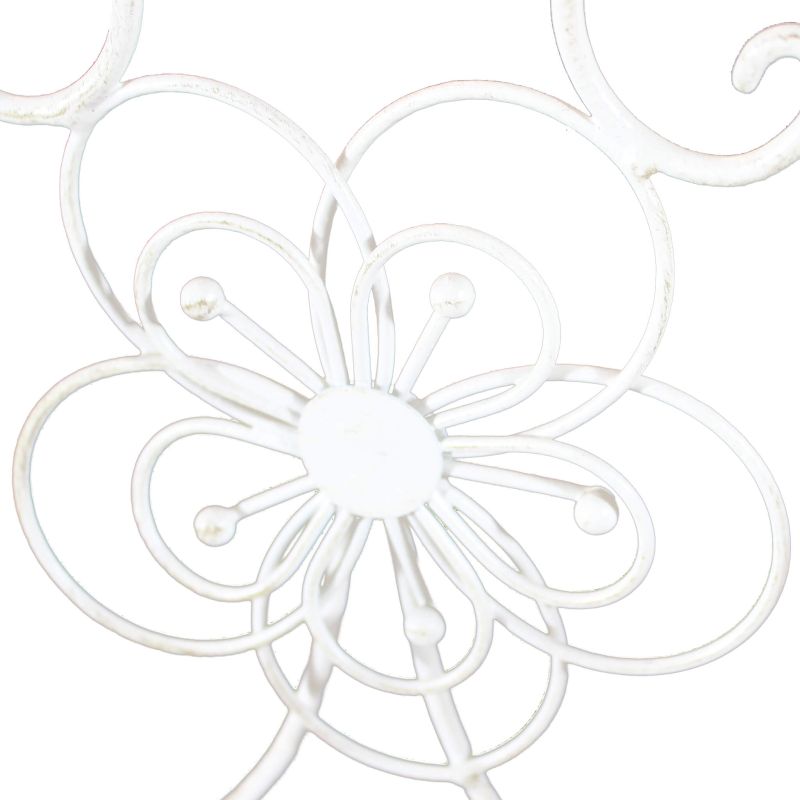 ELEONORE - scaffale 4 piani stile provenzale in ferro verniciato