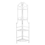 DOMINIQUE - scaffale 4 piani stile provenzale in ferro verniciato